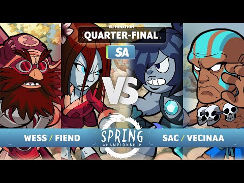 Wess & Fiend vs SAC & Vecinaa - Elimination Quarter-Final - Spring Championship 2023 - SA 2v2