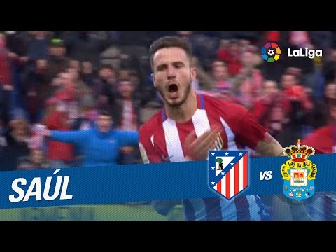 Goal of Golazo de Saúl (1-0) Atlético de Madrid vs UD Las Palmas