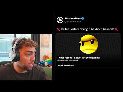 Mizkif reacts to Mang0 getting banned