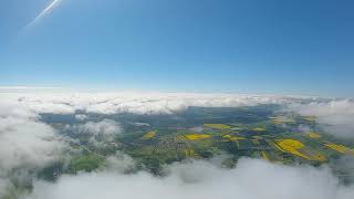 Flighting over the clouds. DART 250