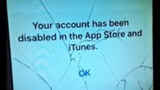 Fix Error Your Account Has Been Disabled in the App Store and iTunes Apple iPhone