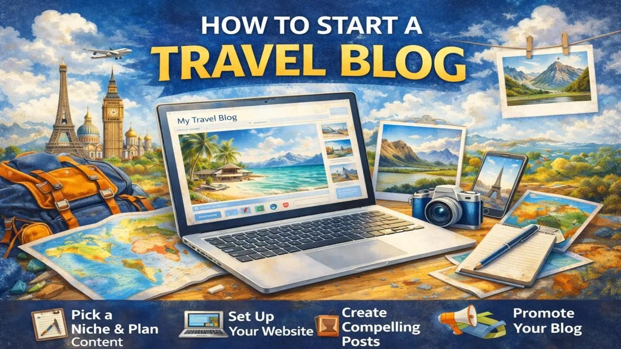 How to Start a Travel Blog in 2026: A Step-by-Step Guide for Beginners