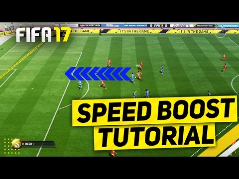 FIFA 17 SPEED BOOST TUTORIAL - BEST PACE BOOST TRICK - HOW TO GLITCH DEFENDERS