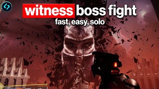 How to Beat the Witness Encounter Solo - Fast &amp; Easy - The Final Shape Campaign "Iconoclasm" Mission