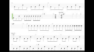 Flippin&#39; Beans + Millencolin + Drum only + Drum tab