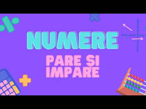 NUMERELE PARE ȘI IMPARE | Matematică distractivă