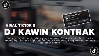 Download lagu DJ TERLANJUR CINTA MATI DIKAU YANG KU SAYANG || DJ KAWIN KONTRAK VIRAL TIKTOK TERBARU 2025 mp3