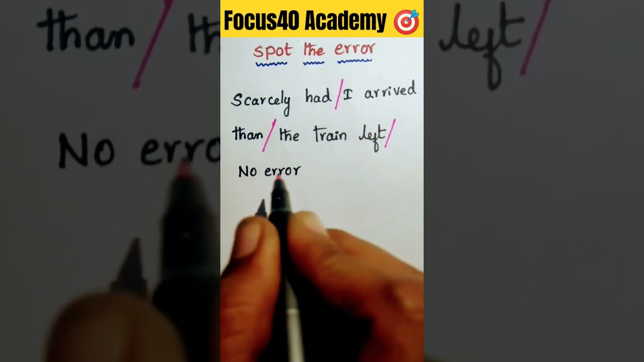 Spot the error-3 || English || Grammar || Competitive Exams || SSC CGL || CHSL || BANKING | MTS | GD