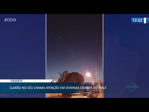 Clarão no céu chama atenção em diversas cidades do Piauí 24 11 2020