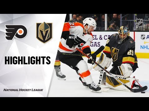 NHL Highlights | Flyers @ Golden Knights 1/2/20