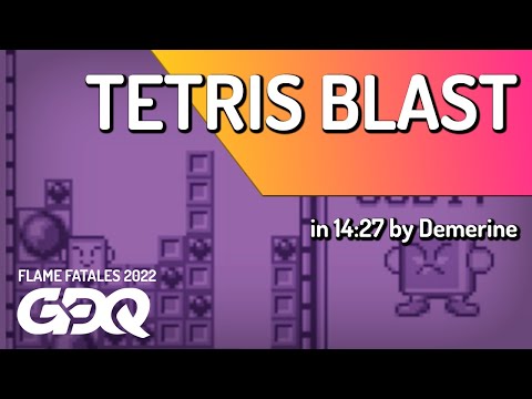 Tetris Blast by Demerine in 14:27 - Flame Fatales 2022