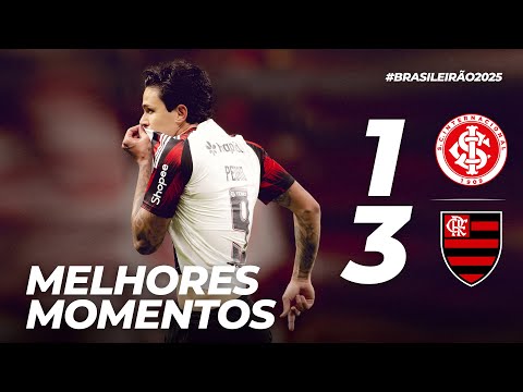 INTERNACIONAL 1 X 3 FLAMENGO | MELHORES MOMENTOS | BRASILEIRÃO (17/08/25)
