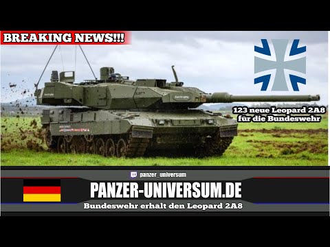 Bundeswehr bestellt offiziell 123 Leopard 2A8 - Tschechien kauft 246 SPz CV90 MKIV - Breaking News