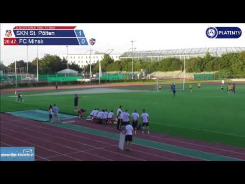 04.08.2016 SKN St. Pölten - FC Minsk - Highlight  (1. Halbzeit / 26:51) am 04.08.2016 19:46