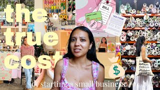 the TRUE COST of starting a small business // small biz owner expenses, non-monetary costs