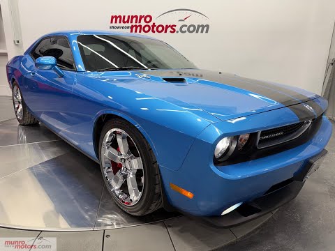 2009 Dodge Challenger 2dr Cpe SRT8 in Blue for sale at Munro Motors in Brantford, ON