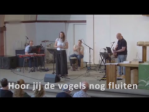 Hoor jij de vogels nog fluiten - Joyce van Boven - Origineel van Christian Verwoerd - Cover - Live