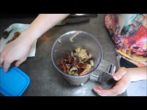 PASTA CON CREMA DI MELANZANE E POMODORI SECCHI FACILE VELOCE E BUONISSIMA! #pastacooking #melanzane