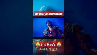 The Price of Immortality 😭 #Donghua #Anime #trending #chineseanime