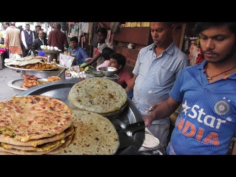 Aloo Paratha & Chatu Paratha With Curry 2 Piece 14 Rs Only | Cheap But Tasty | Street Food Loves You Video