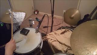 Aesop Rock's Saturn Missiles groove on drumset