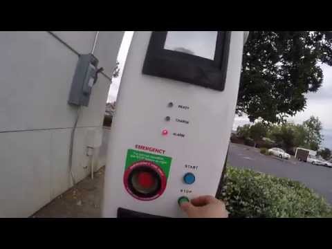 EV Charger Experiment Gone Wrong-Emergency Stop Red Button