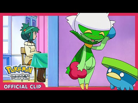 Shy Roserade! | Pokémon: Diamond and Pearl | Official Clip