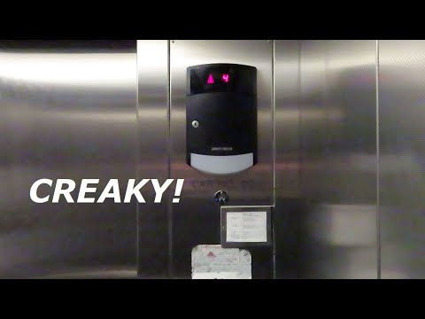 Schindler 330A hydraulic elevator (West) at Chemistry building, UI, Iowa City IA