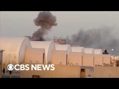 New videos capture Iranian strikes on U.S. base in Kuwait