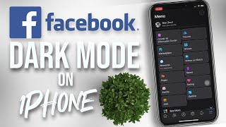 How to turn on dark mode on Facebook App iPhone