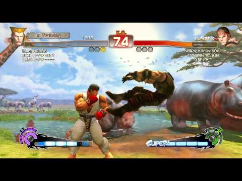 SSF4 AE Ver. 2012: LiangHuBBB (Sagat/Guile) - Endless Battle
