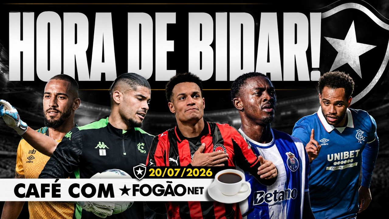 LIVE CAFÉ COM FOGÃONET | Botafogo já pode inscrever reforços; clube nega interesse em zagueiro
