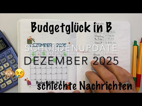 Debt update December 2025 / no good news regarding debt 🙈😢