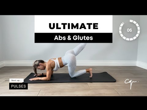 Ultimate Abs and Glutes Workout | No Equipment | Follow Along