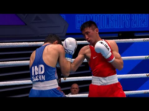 R16 (54KG) SABYRKHAN MAKHMUD (KAZ) vs SACHIN (IND) | IBA Men's World Boxing Championships 2023