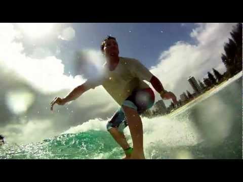 Go Pro Surf session Rainbow Bay Australia