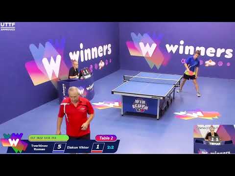 WINners CUP table 2  29.08   Tveritinov Roman - Ziakun Viktor 19:00