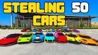 Robbing Dealership For 50 Cars In GTA 5 RP