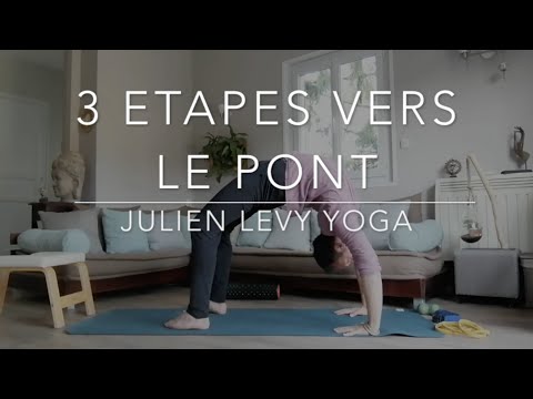 Tuto yoga - 3 étapes fondamentales vers le Pont (Urdhva Dhanurasana) -  Julien Levy Yoga