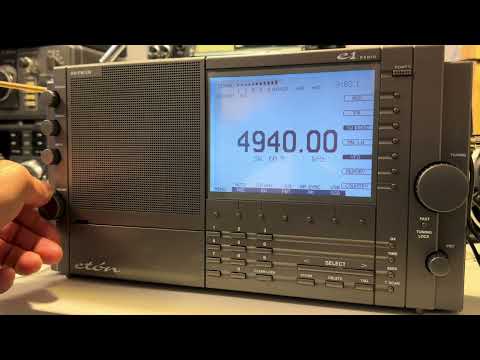 The best SW portables of all time: Eton E1 vs Sony ICF-2001D: Radio La Montana 4940 kHz, Venezuela