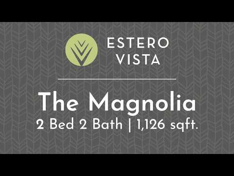 The Magnolia - 2 Bed 2 Bath, 1,126 sqft.