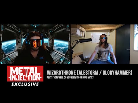 WIZARDTHRONE (Alestorm / Gloryhammer) Plays 'How Well Do You Know Your Bandmate'? | Metal Injection
