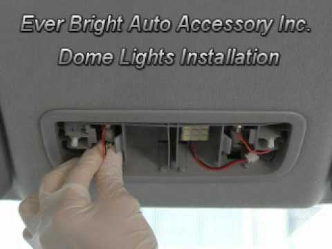025 - DE3175 DOME MAP INTERIOR LED LIGHTS WHITE PANEL