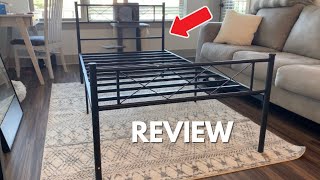 VECELO Metal Platform Bed Frame with Headboard - Quick Review