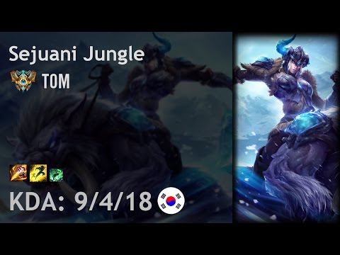 Sejuani Jungle vs Lee Sin - T0M - KR Challenger Patch 7.9