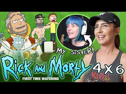 RICK & MORTY 4X6 Reaction with MY SISTER! (STORY TRAIN! BUY IT NOW!!)