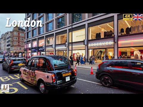 London Central Walking Tour | Amazing West End | 4K HDR Virtual Walk