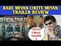 Bade Miyan Chote Miyan Trailer Review | KRK | #krkreview #BadeMiyanChoteMiyan #BMCMTrailer #krk