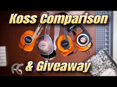 Koss Lineup Comparison & Giveaway - Happy New Year!