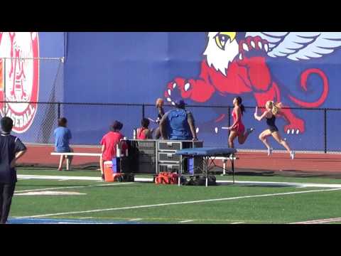 OpenG 4x100m at Griffin Relays 3-3-17 Los Alamitos Girls